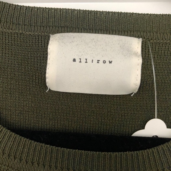 all:row Casey sweater embroider crew size small - Picture 4 of 4